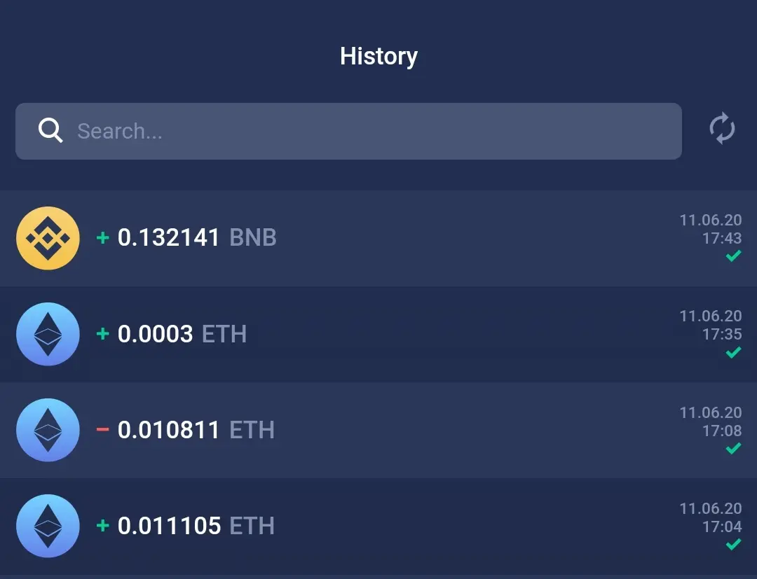 Atomic Wallet History