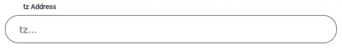 XTZ ADDRESS