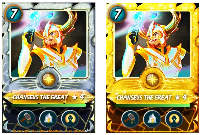 Chanseus the Great, in Standard and Gold Foil