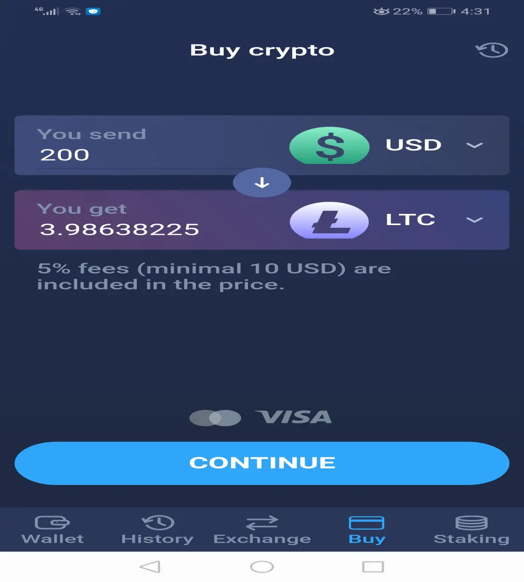 Buy section