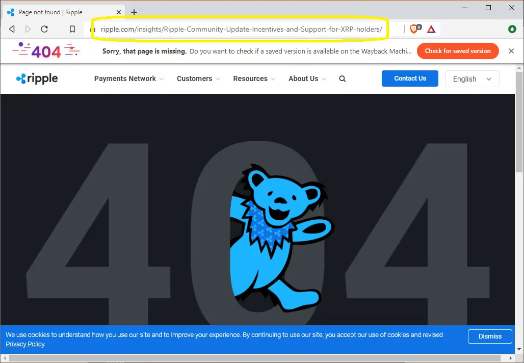 404 error