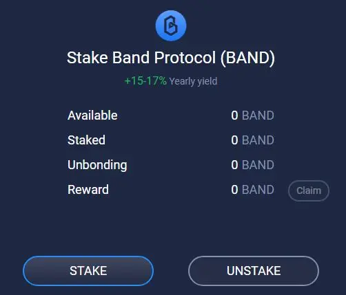 BAND Protocol staking live on Atomic Wallet