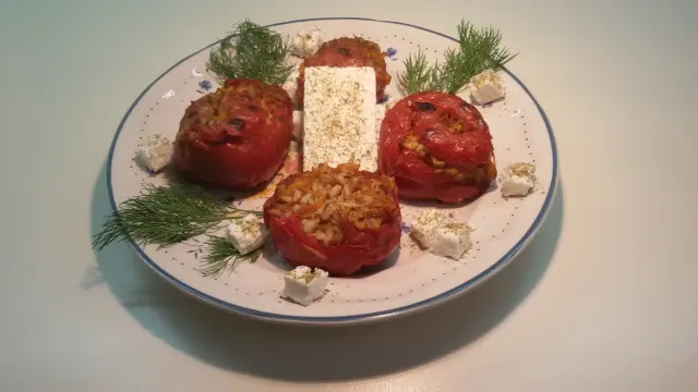 Recipes - Gemista Tomatoes
