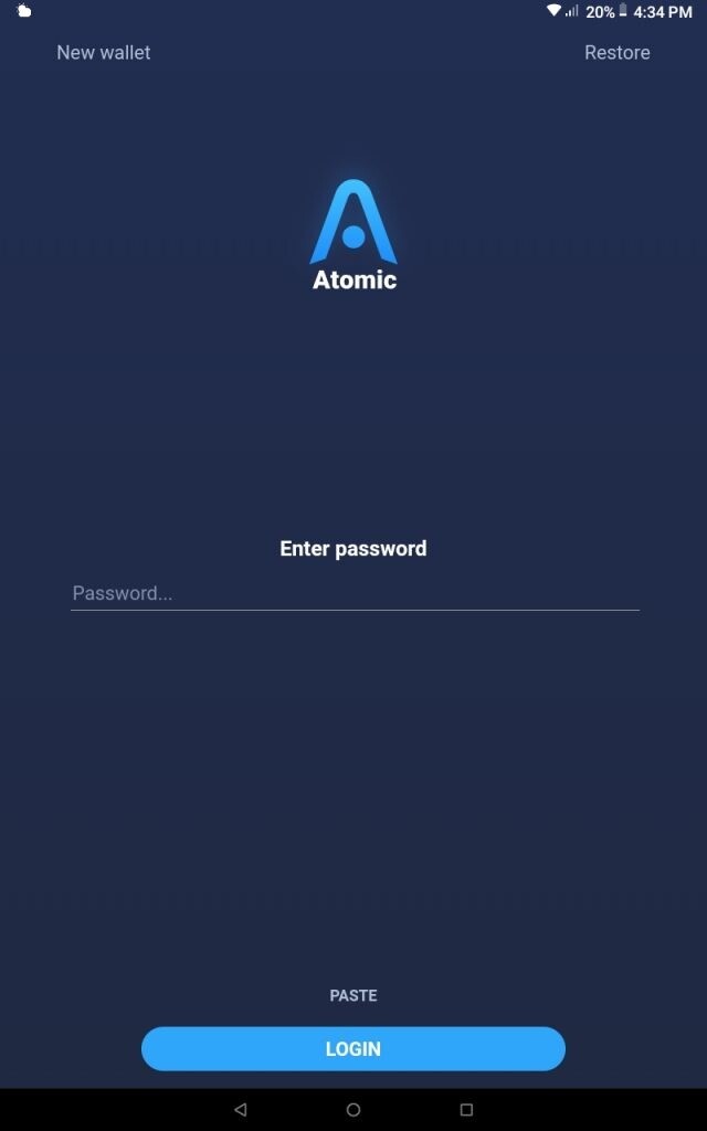 How to use Atomic Multi-Cryptocurrency Wallet for Android?