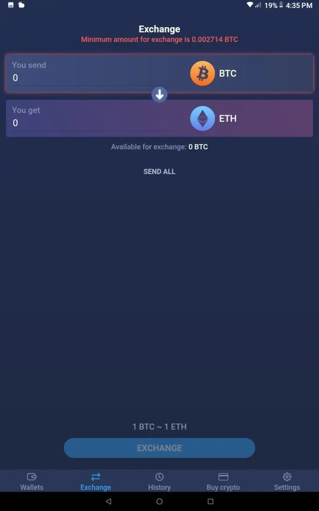 Atomic Wallet Exchange