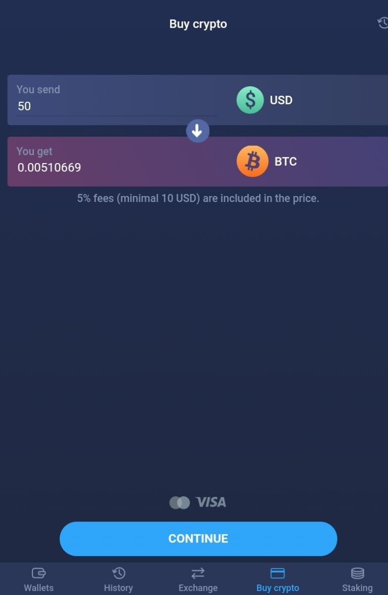 Atomic Wallet Buy Crypto