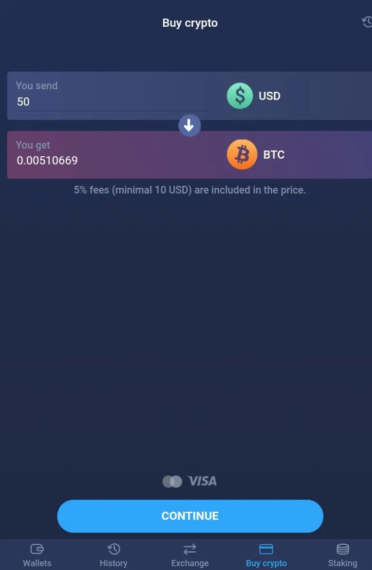 Atomic Wallet Buy Crypto