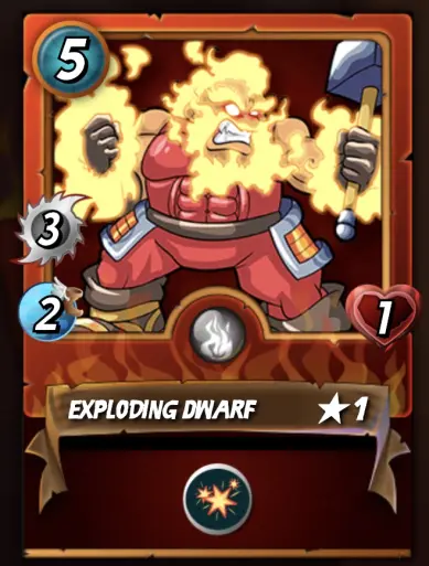 Exploding Dwarf Card
