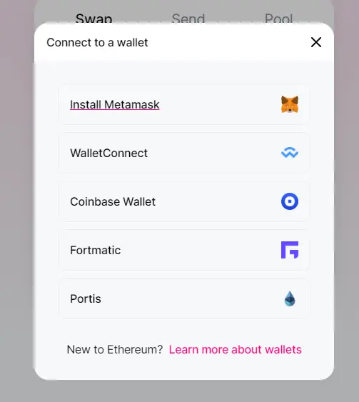 Uniswap wallets