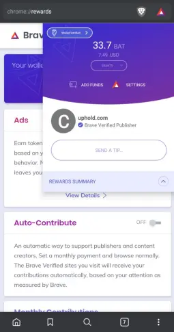Verified wallet