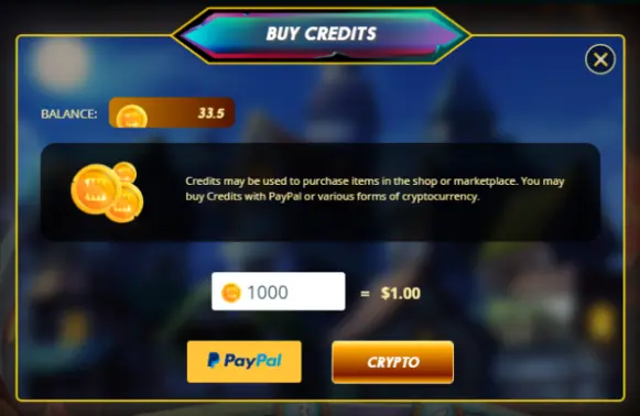 Splinterlands Credits are easy to purchase with a number of currencies!