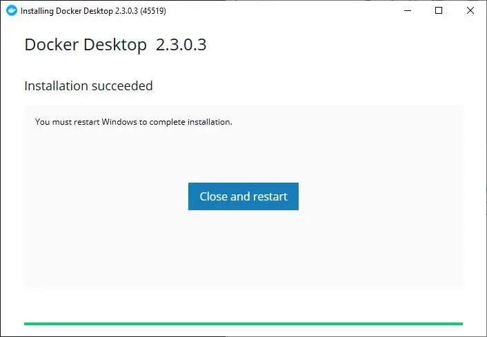 Alright, it's installed! But, now I gotta reboot?! Typical Windows.