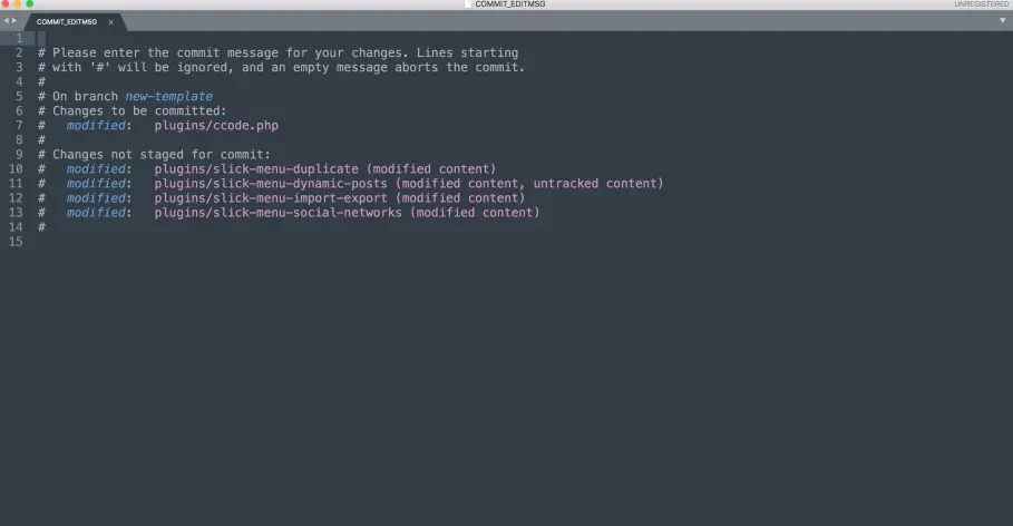 commit-through-sublime