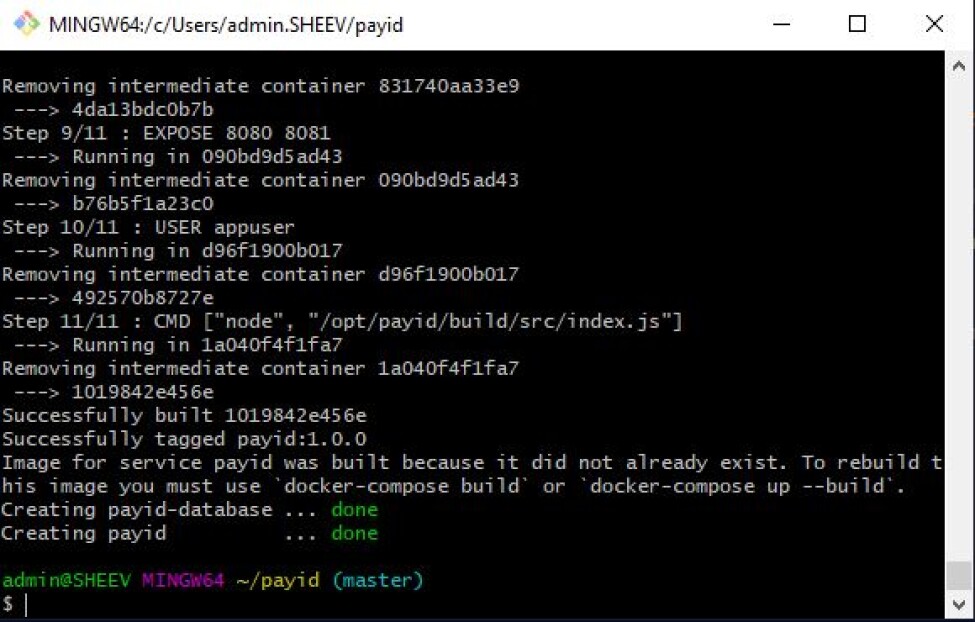 PayID cloning completed