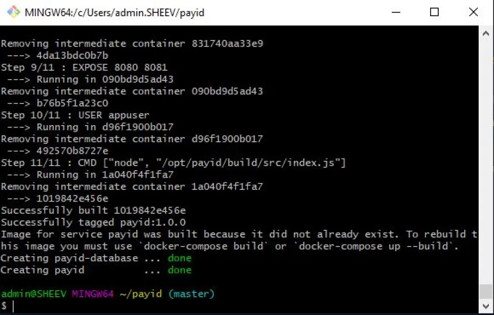 PayID cloning completed