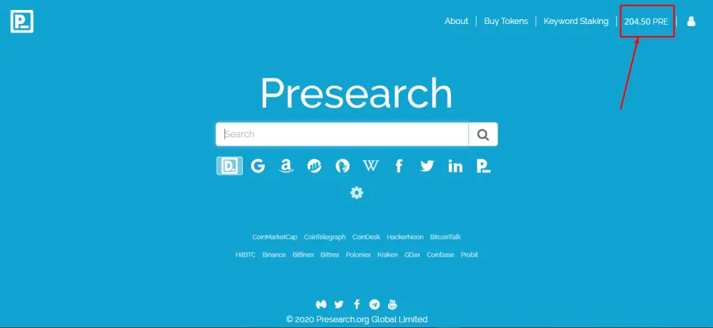 Presearch Earnings