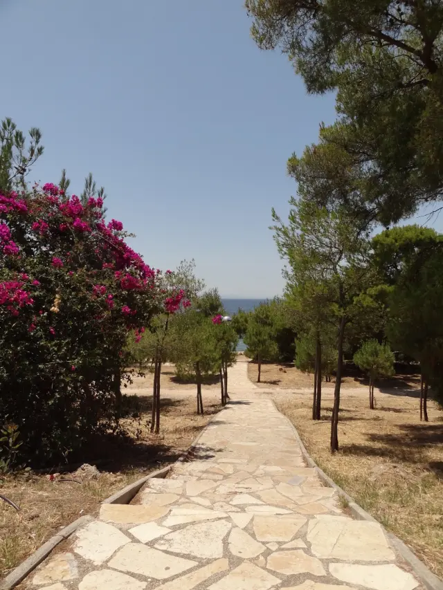 Around Athens - Kavouri - Beaches - Megalo Kavouri Beach - Entrance