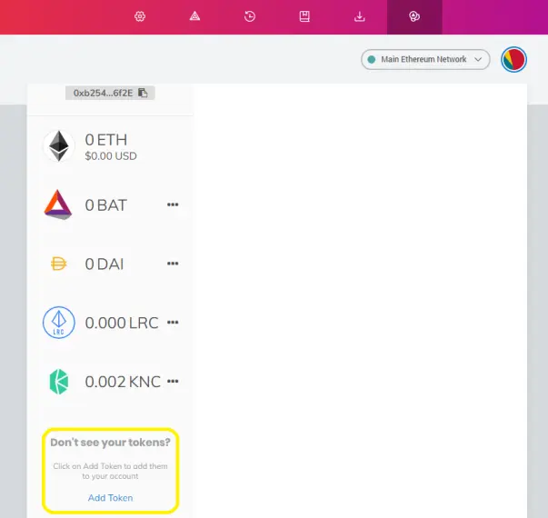 add token