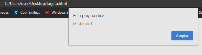 Detectar tipo de tarjeta de crédito