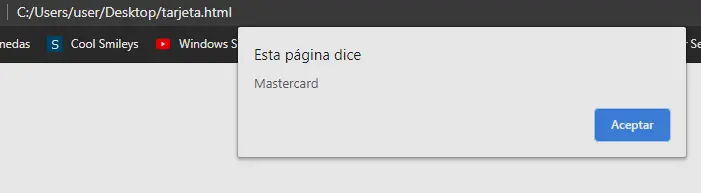 Detectar tipo de tarjeta de crédito