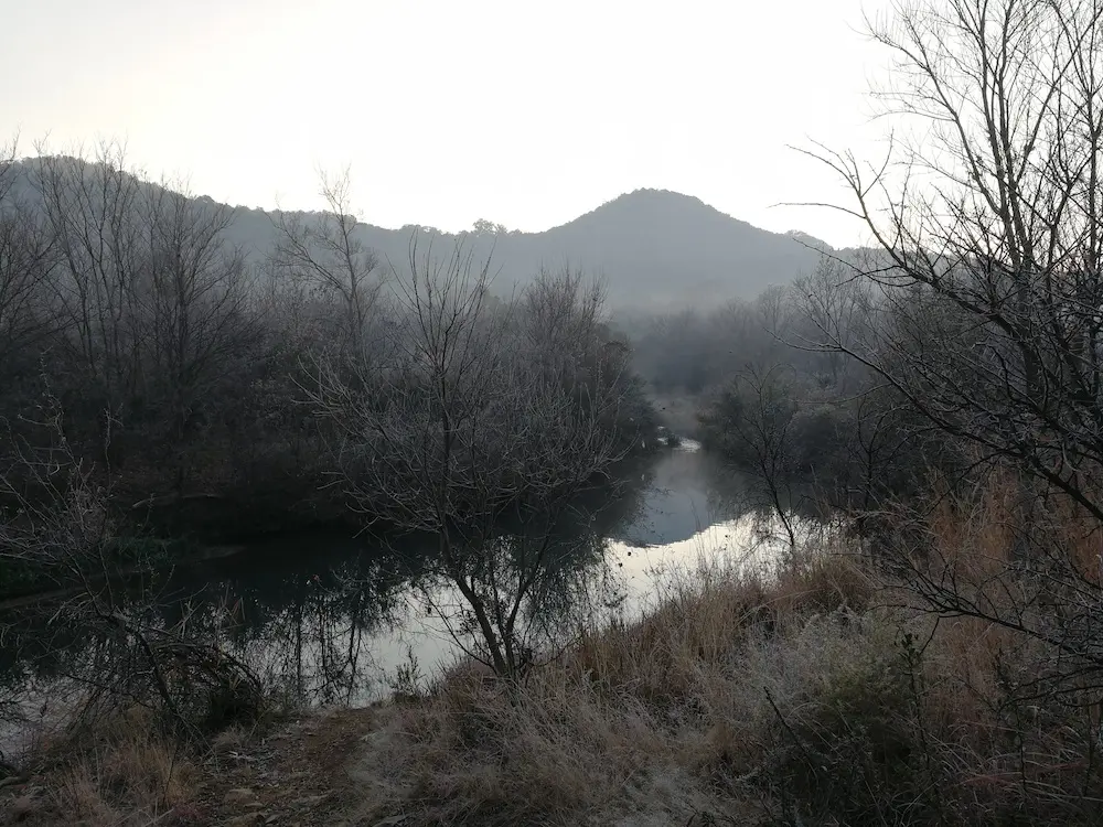 misty river