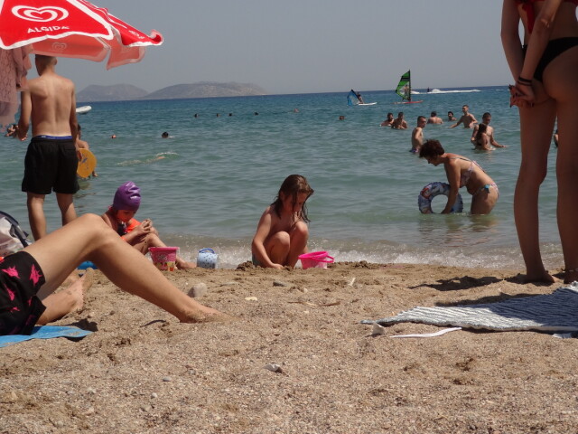 Around Athens - Varkiza - Beaches - Varkiza Beach - Sand Castle