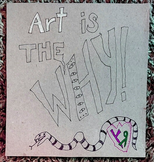 art is the why (minimal) by rfy