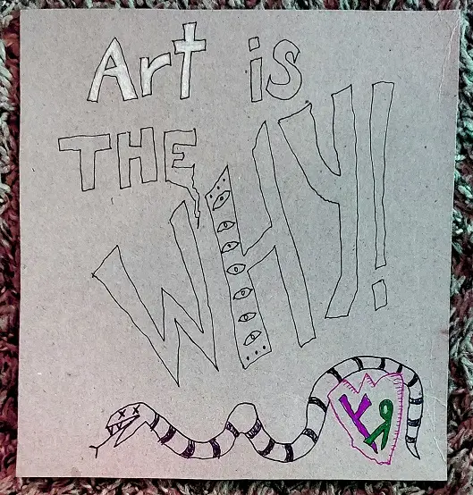 art is the why (minimal) by rfy