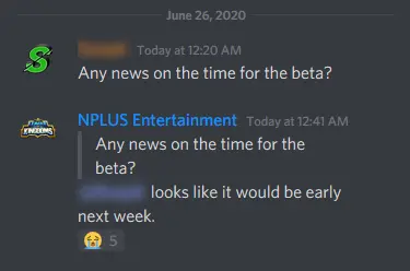 game would released early next week