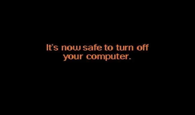 Apagar la Pc Windows 95