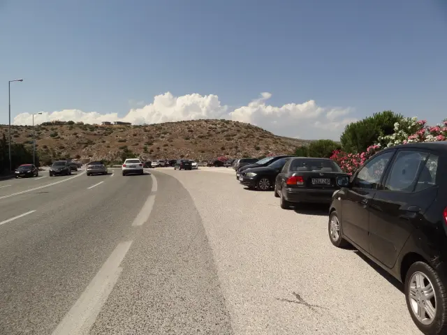 Greece - Around Athens - Koropi - Beaches - Tripes Karamanlis - Parking