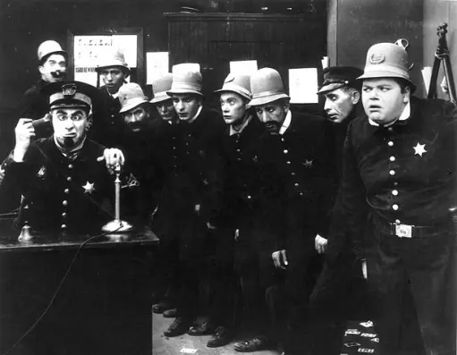 Photo: Still from film The Clutches of the Gang (1914)