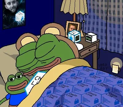 Me comfy holding link