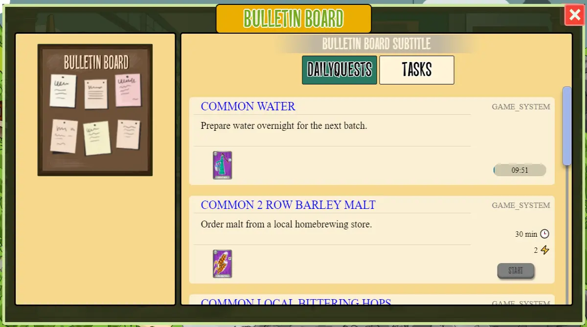 Bulletin Board
