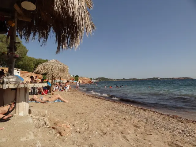 Greece - Around Athens - Voula - Beaches - Notos Beach - Umbrellas