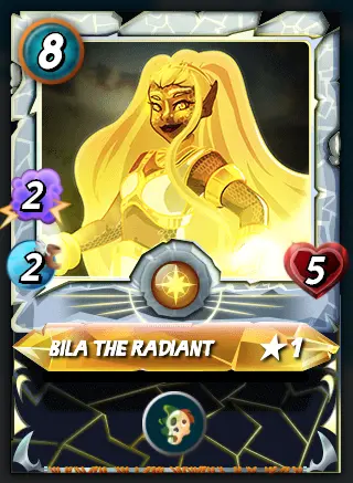 Splinterlands card Bila the Radiant