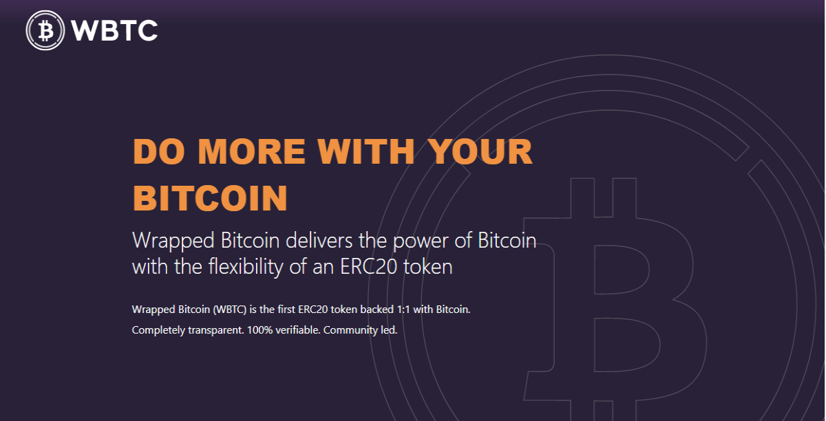 wbtc, wrapped bitcoin, defi