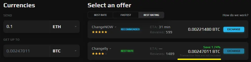 best rates
