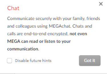 MEGA Chat