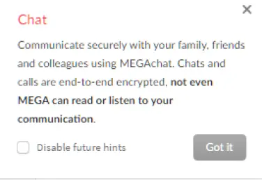 MEGA Chat