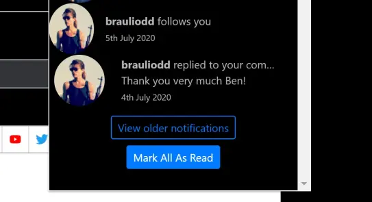 publish0x notification