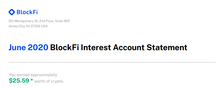 interest report
