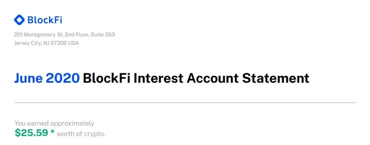 interest report