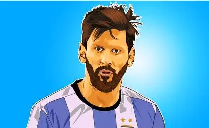 Cartoon by Leonel Messi