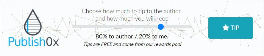 Tipping System on Publish0x