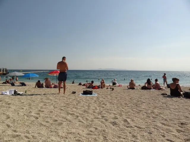 Around Athens - Alimos - Beaches - Kalamaki Beach - View