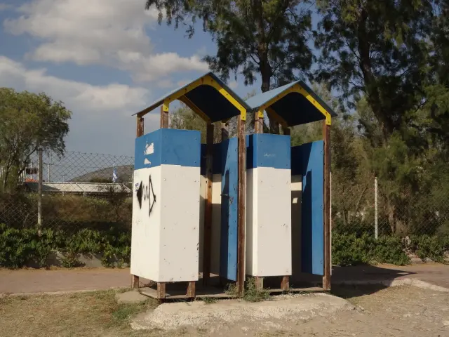 Around Athens - Lagonisi - Beaches - Agios Nikolaos Beach - Dressing Cabins