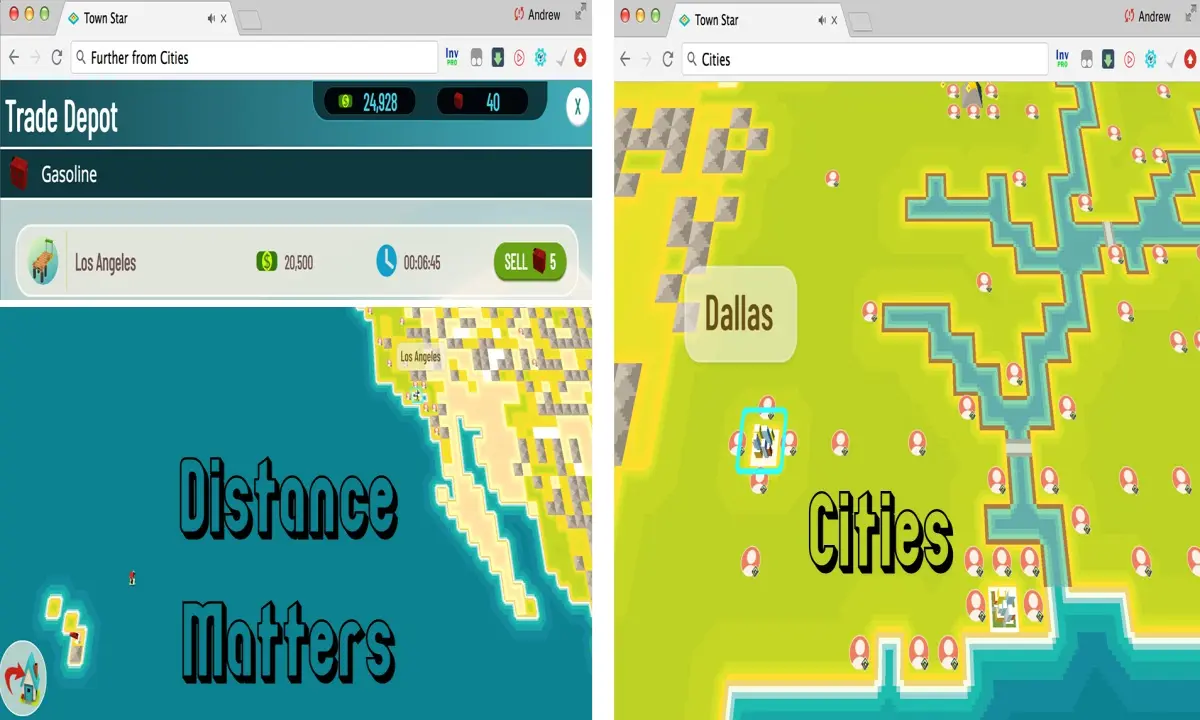 Distance, Cities