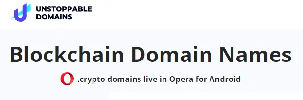 blockchain domain names, unstoppabledomains