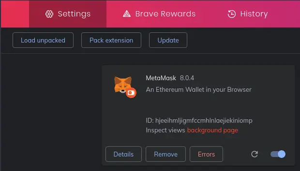 Reload extension